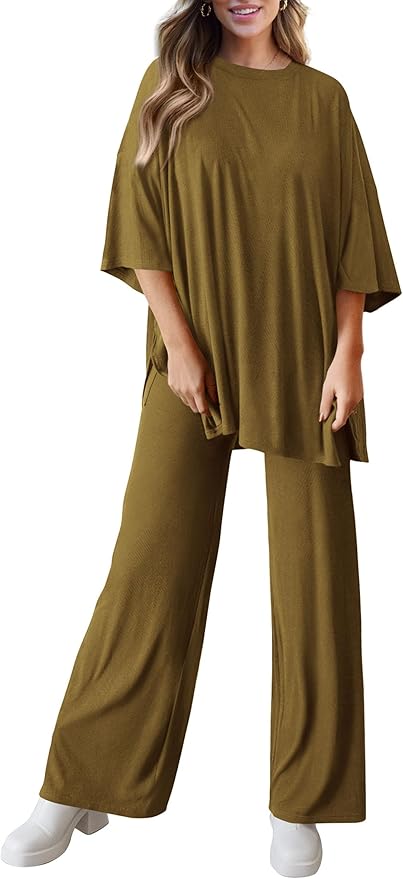 PRETTYGARDEN Two Piece Sets for Women Summer Fashion Lounge Matching Set 2026 Spring Travel Vacation Airport Outfits Clothing