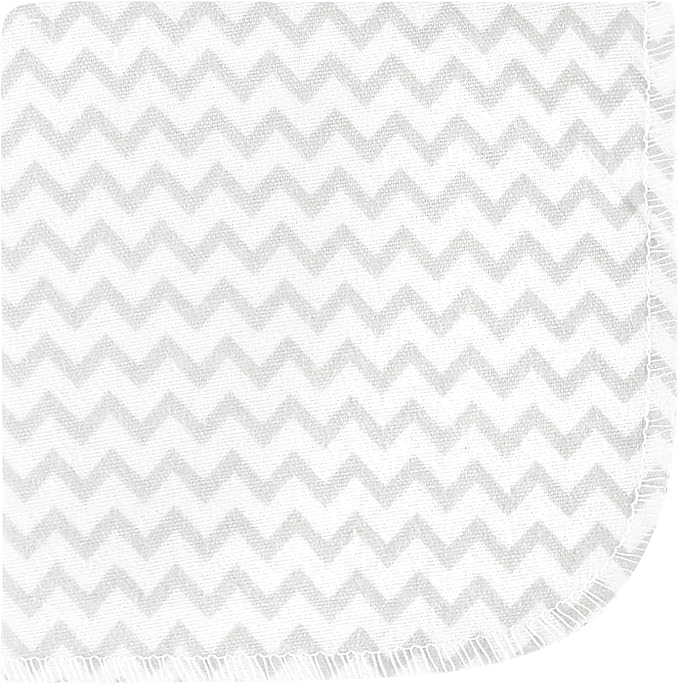 Hudson Baby Unisex Baby Flannel Cotton Washcloths 12-Pack, Neutral Dino World, One Size