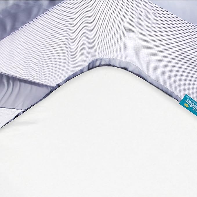 100% Cotton Bassinet Sheets Fit for 4moms MamaRoo Sleep Bassinet, 2 Pack, Ultra Soft Bassinet Sheet for Baby, White