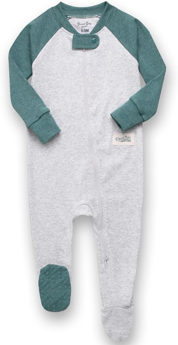 VAENAIT BABY Infant Toddler Boys Girls Modal Cotton Footed Pajamas One-Piece Romper Sleep and Play 0M-2T