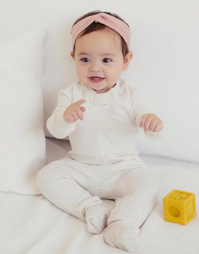 VAENAIT BABY Infant Toddler Boys Girls Modal Cotton Footed Pajamas One-Piece Romper Sleep and Play 0M-2T