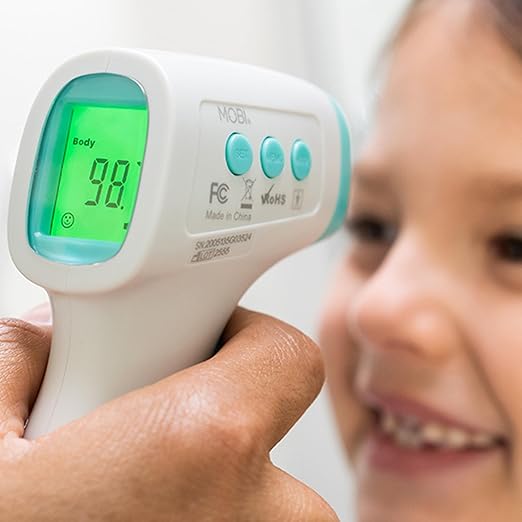 MOBI - Non-Contact Forehead Digital Thermometer with Object Temperature Mode - Touchless Fever Thermometer
