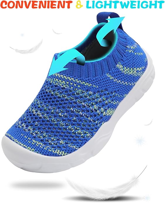 JOINFREE Toddler Boys Girls Sneaker Slip On Shoes Kids Lightweight Breathable Walking Shoes