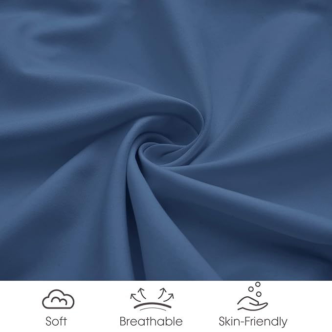 david's Kids 3 Pack Changing Pad Cover Set, Ultra Soft Breathable Cozy Microfiber Diaper Change Table Sheets for Baby Girls, Fit Most Changing Pads, Black & Grey & Navy Blue