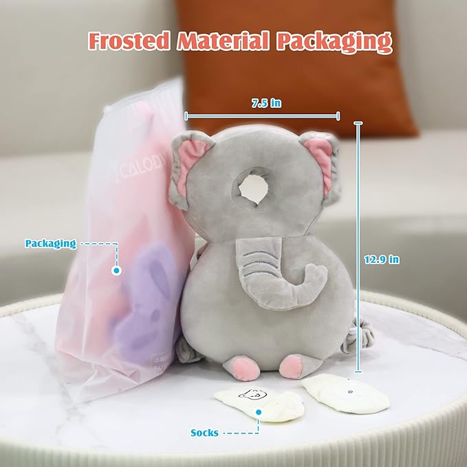 Calody Baby Head Protector Cushion Toddler Backpack, Head Protection Backpack for Safety Products for Toddler Walker, Cute Design