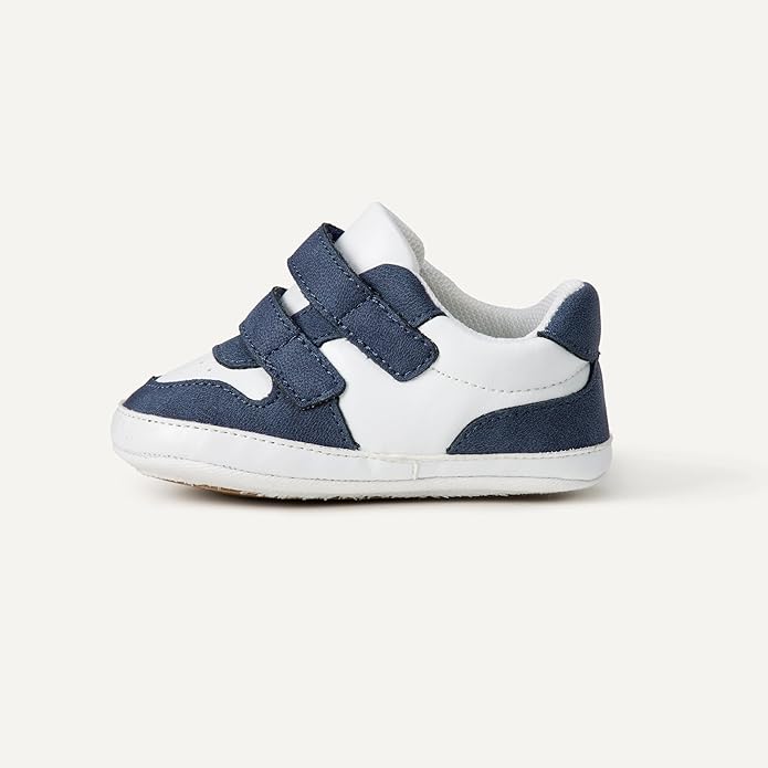 Amazon Essentials Unisex Babies' Hook & Loop Court Sneakers