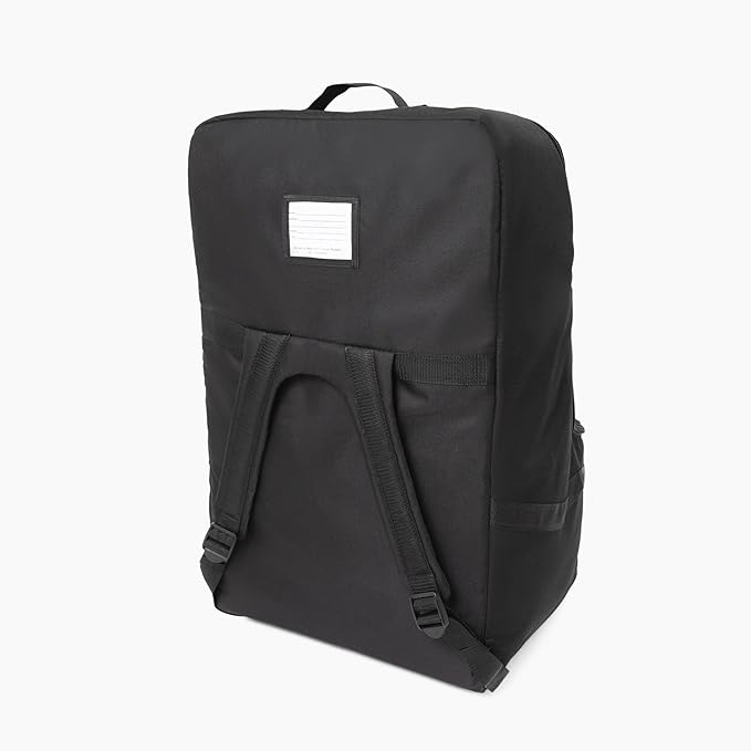 J.L. Childress Padded Backpack Car Seat Bag - Travel Bag for Airplane, Fits Most Baby & Infant Car Seats, Boosters, & Carriers, Airport Accessories for Gate Check or Baggage Check - Ultimate, Black