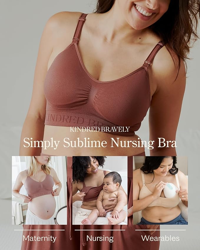 Kindred Bravely Sublime Seamless Nursing Bra | Wireless Maternity & Postpartum Bra