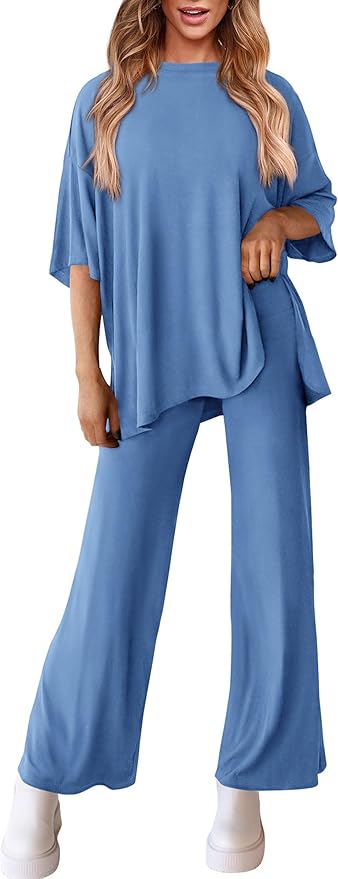 PRETTYGARDEN Two Piece Sets for Women Summer Fashion Lounge Matching Set 2026 Spring Travel Vacation Airport Outfits Clothing