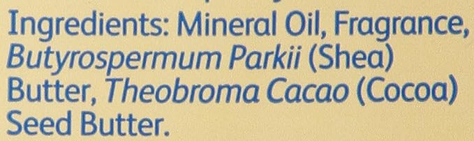 Johnson's Baby Oil, Mineral Oil Enriched with Shea & Cocoa Butter to Prevent Moisture Loss, Hypoallergenic, 20 fl. oz (Pack of 2)