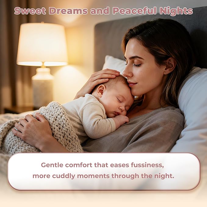 Tummy Time Support Pillow with Plush Cover for Baby Gas, Colic Relief & Burp, Nursing Reflux Prop for Feeding, Neck, Shoulder and Body, Tummy Time Mat for Newborns and Infant 0-12 Months - Beige