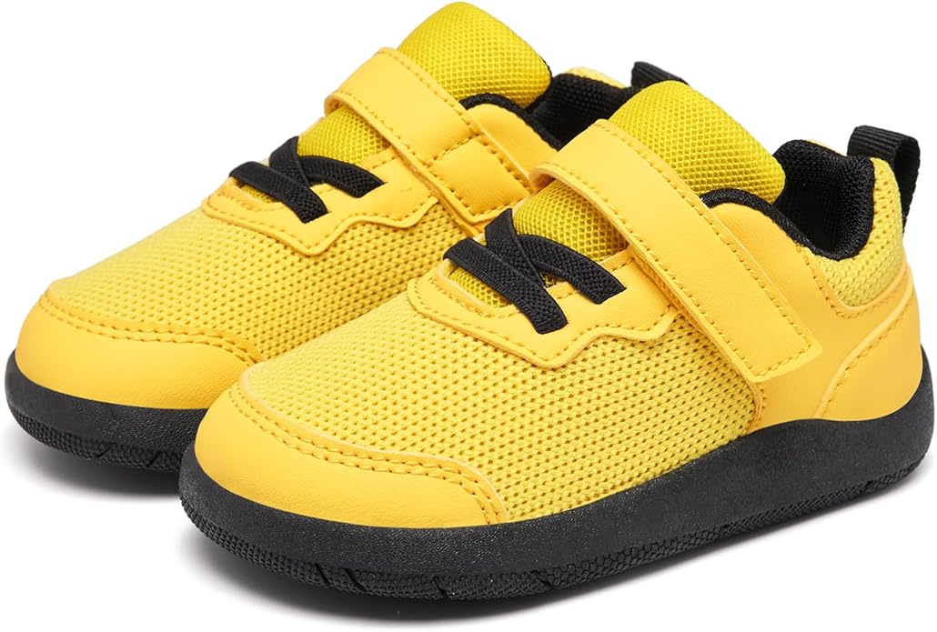 Wide Toe Box Toddler Shoes Baby First Walking Shoe Boys Girls Non-Slip Zero Drop Minimalist Tennis Sneakers