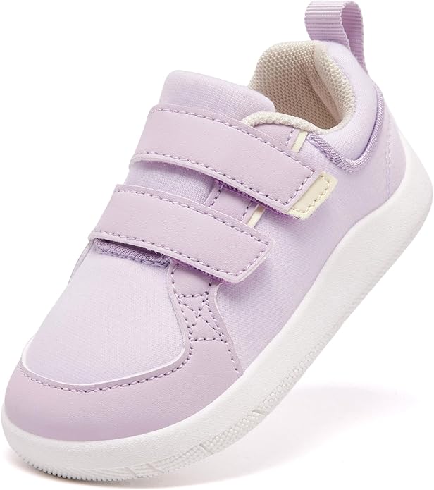 MORENDL Boys & Girls Walking Shoes 0-4 Years Baby Wide Toe Box Barefoot Shoes Toddler Sneakers