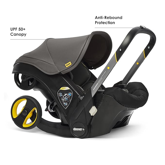 Doona Car Seat & Stroller, Greyhound - All-in-One Travel System