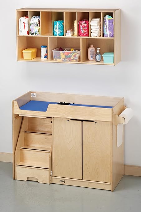 Jonti-Craft 5131JC Changing Table with Stairs, Left