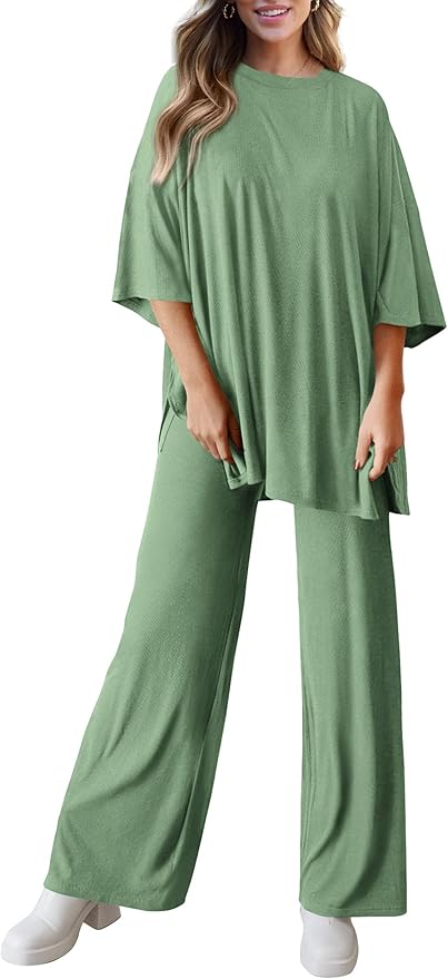 PRETTYGARDEN Two Piece Sets for Women Summer Fashion Lounge Matching Set 2026 Spring Travel Vacation Airport Outfits Clothing