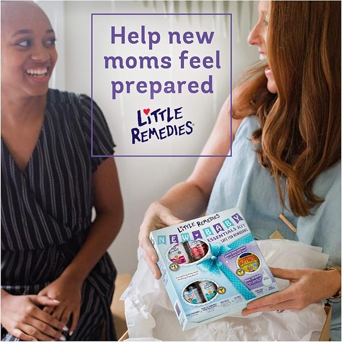 Little Remedies New Baby Essentials Kit, 6 Piece Kit for Baby's Nose and Tummy (Pack of 2)