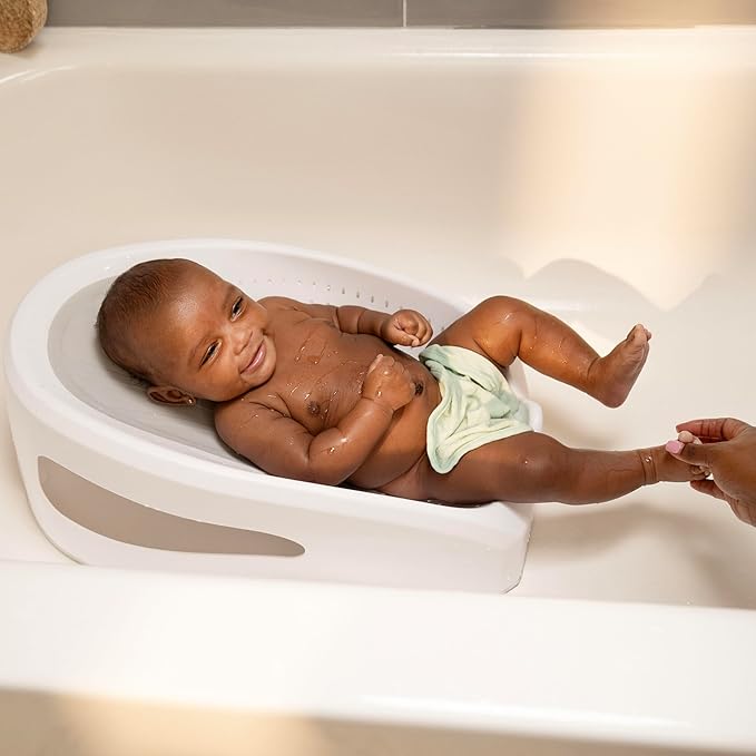 Ingenuity Easy Rinse Bather Baby Bath Seat, Non-Slip Soft Support, 0-6 Months, Up to 20 lbs