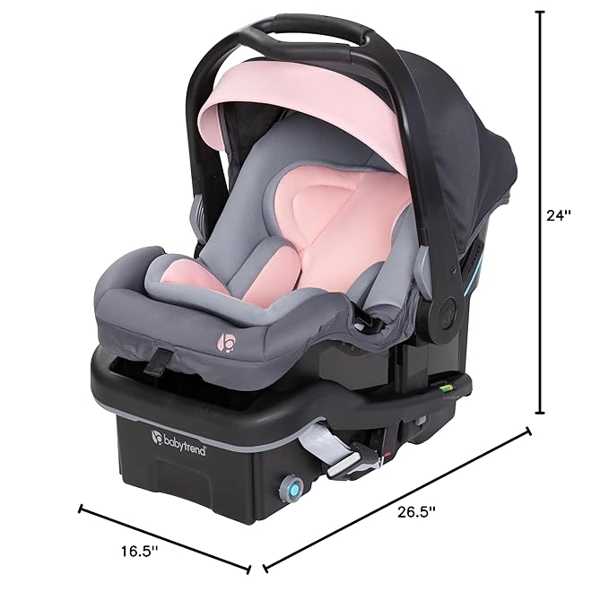 Baby Trend Secure-Lift Infant Car Seat, Madrid Pink