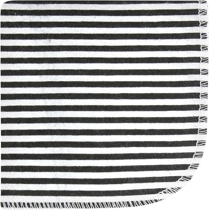 Hudson Baby Unisex Baby Flannel Cotton Washcloths, Happy Planets 10 Pack, One Size