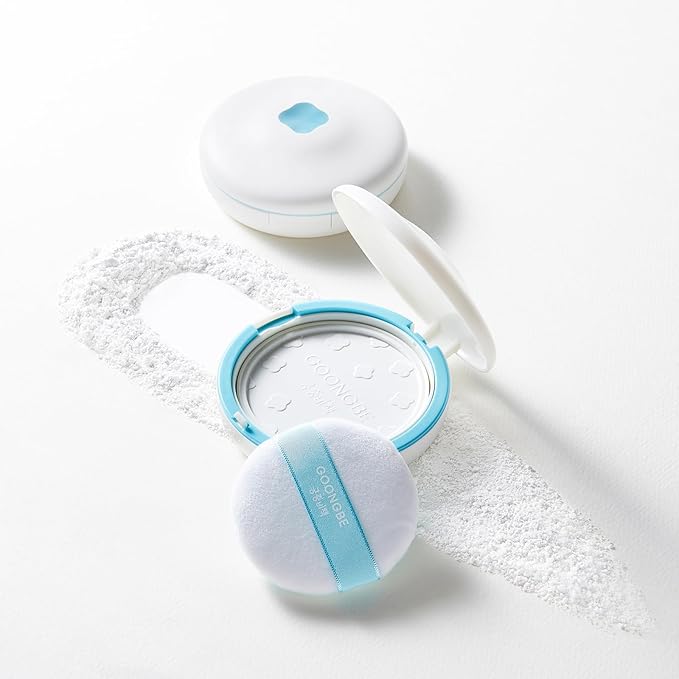 GOONGBE Pri-mmune Soothing Powder - Talc Free Korean Baby Dusting Powder with Cornstarch - Prevent Skin Irritation, Anti-Chafing for Newborn, Babides and Toddlers, 0.8oz.