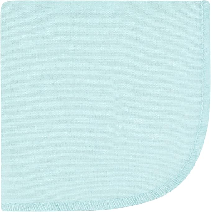 Hudson Baby Unisex Baby Flannel Washcloths, Neutral New Elephant 12Pk, One Size