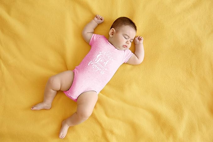 AW Fashions I'm Proof That God Answers Prayers Baby Bodysuit Cute Newborn Boy Funny Rompers Girl Clothes