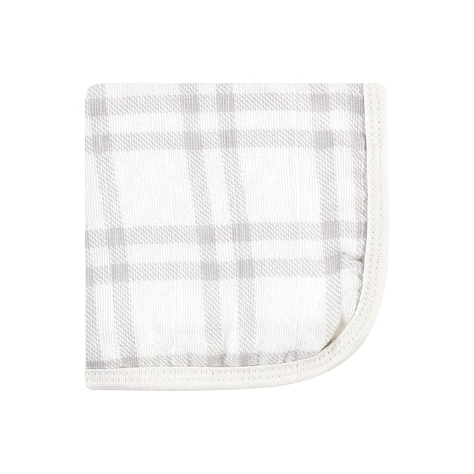 Hudson Baby Unisex Baby Cotton Muslin Washcloths, Forest Animals, One Size