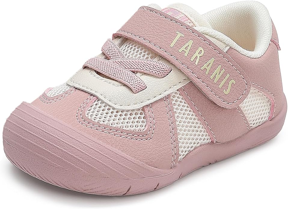 TARANIS Infant/Toddler Shoes Baby Sneaker Boy Girl First Walking Shoes Lightweight Non-Slip Newborn Crib Shoes
