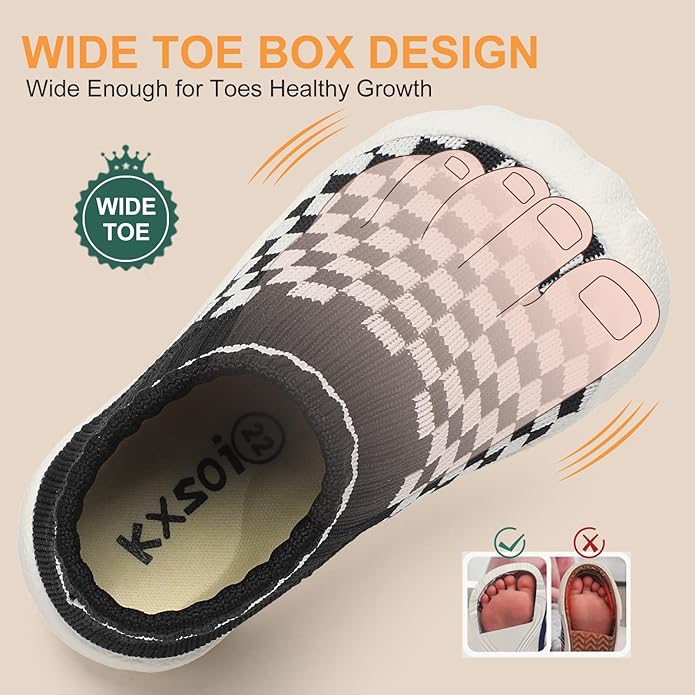 Baby Sock Shoes Breathable First Walking Shoes for Baby Girl Boy 6-24 Months Ultra-Light Infant Slippers Toddler Sneakers