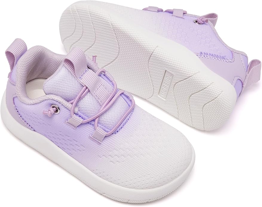 MORENDL Wide Toddler Shoes Baby Walking Shoes Girls Boys Zero Drop Minimalist Sneakers Slip On Tennis Shoe Breathable Naturally Flexible