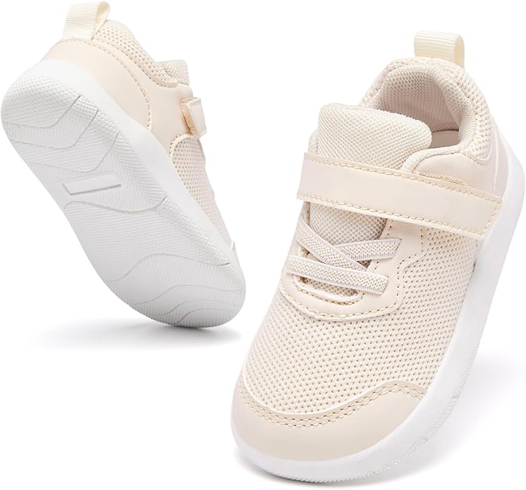 Wide Toe Box Toddler Shoes Baby First Walking Shoe Boys Girls Non-Slip Zero Drop Minimalist Tennis Sneakers