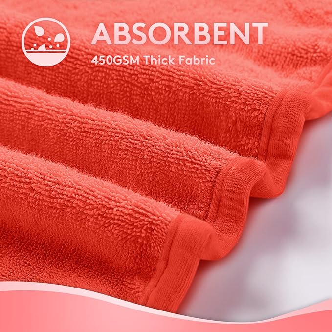 Baby Hooded Towel with Unique Animal Design Ultra Soft Thick Cotton Bath Towel for Newborn (Fox)