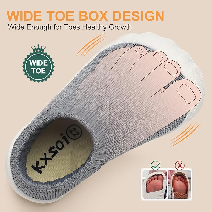 Baby Sock Shoes Breathable First Walking Shoes for Baby Girl Boy 6-24 Months Ultra-Light Infant Slippers Toddler Sneakers