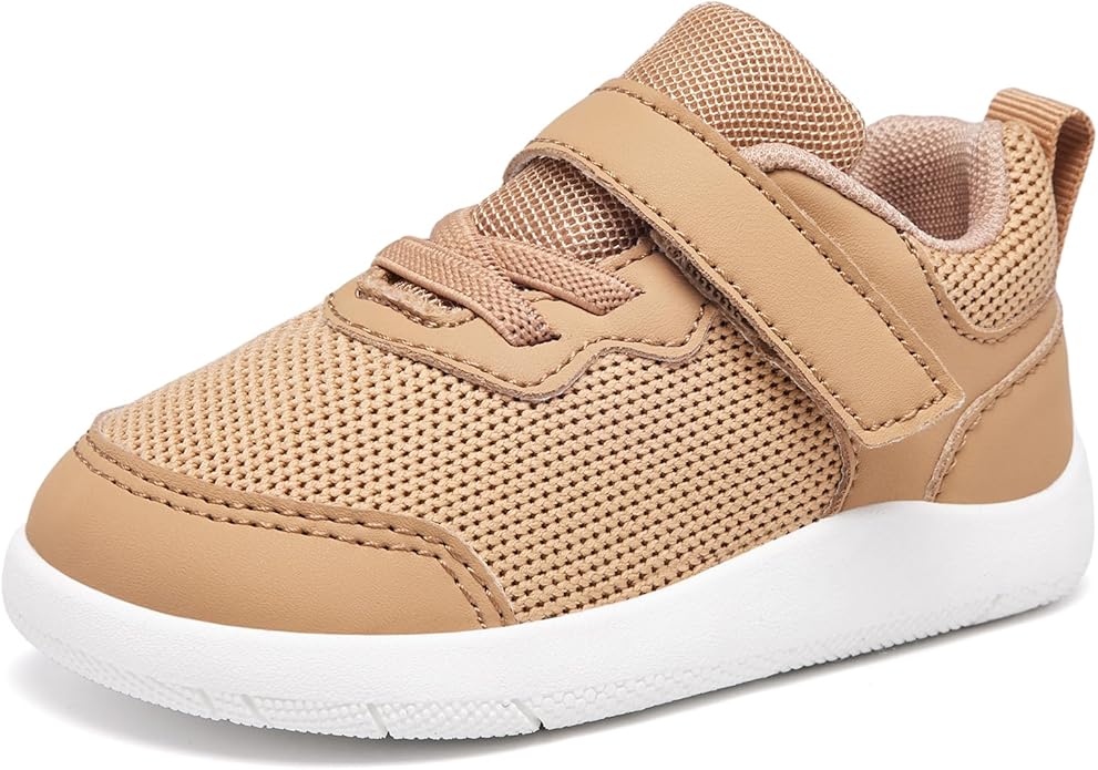 Wide Toe Box Toddler Shoes Baby First Walking Shoe Boys Girls Non-Slip Zero Drop Minimalist Tennis Sneakers