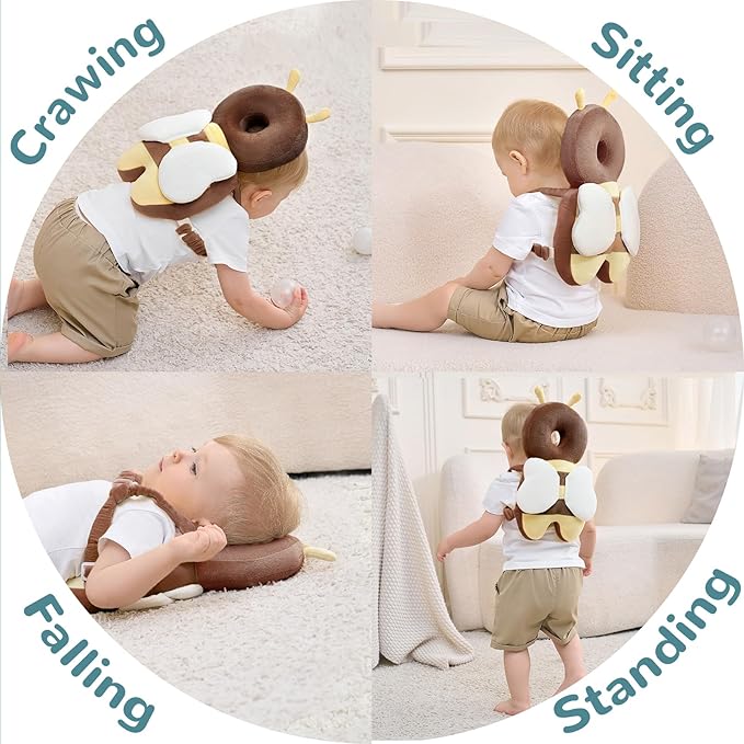 Baby Head Protector Backpack for Falling Crawling and Walking Toddler Essentials Harness Infant Koala Toys Helmets Baby Essentials Must Have 0.5-2 Years