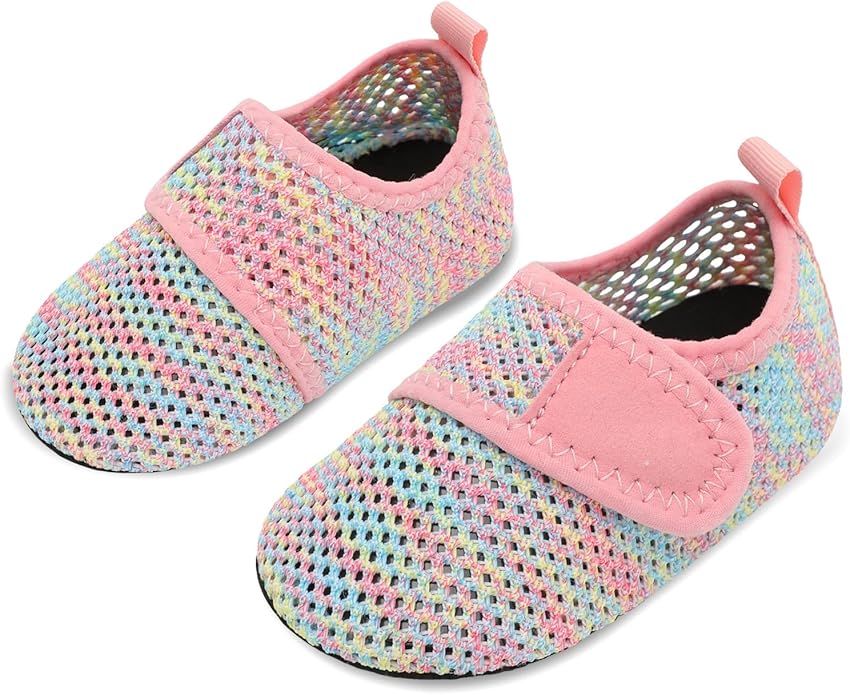 JIASUQI Baby Boys and Girls Barefoot Swim Water Skin Shoes Aqua Socks for Beach Swim Pool
