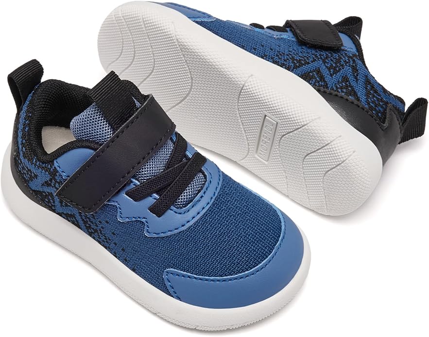 MORENDL Wide Toddler Shoes Baby Walking Shoes Boys & Girls Barefoot Sneakers Zero Drop Comfort Tennis Running Outdoor Activities