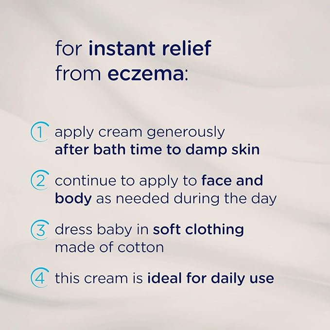 Baby Dove Soothing-Cream To Soothe Delicate Baby Skin Eczema Care No Artificial Perfume or Color,Paraben Free,Phthalate Free 5.1 oz,(Pack of 2)