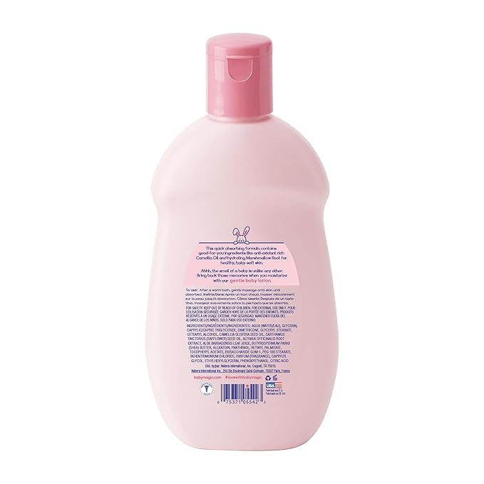 Baby Magic Gentle Baby Lotion 9oz Vitamins & Aloe Free of Parabens, Phthalates, Sulfates and Dyes, Camellia Oil & Marshmallow Root, 9oz (Pack of 1)