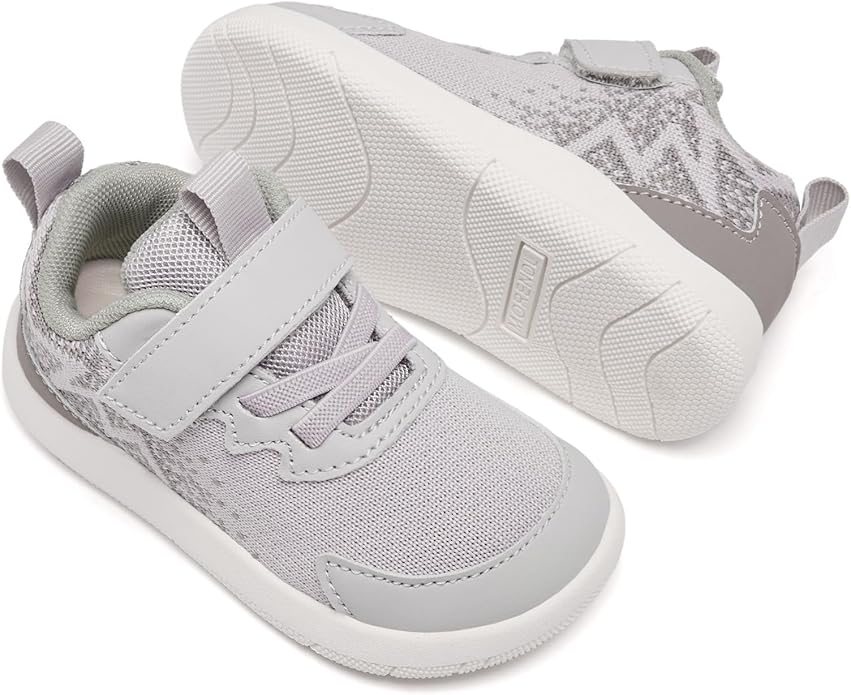 MORENDL Wide Toddler Shoes Baby Walking Shoes Boys & Girls Barefoot Sneakers Zero Drop Comfort Tennis Running Outdoor Activities