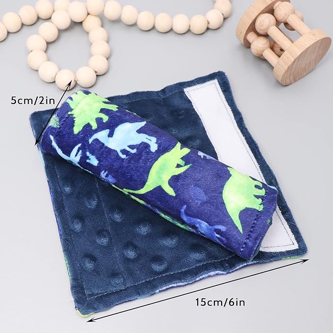 Baby Strap Cover, Stroller Strap Cover, Dinosaur Car Seat Strap Covers, Car Seat Straps Shoulder Pads, 2 Pack, Watercolor Pattern, for Baby Toddler Infant Boy Girl
