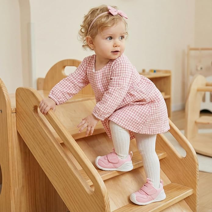 Baby Barefoot First Walking Shoes with Wide Toe Box Orthopedic Toddler Shoes for 6 12 18 24 Months