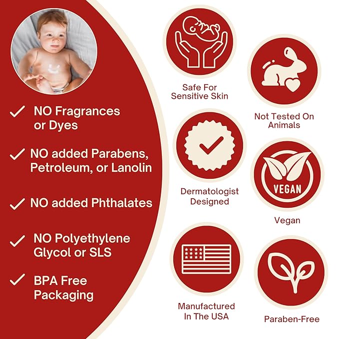 Moisturizing Keratosis Pilaris Cream for Kids | Gentle Hydration for Dry, Bumpy Skin | Dermatologist-Developed Lotion | Non-Irritating, Acid-Free Formula | 16 oz