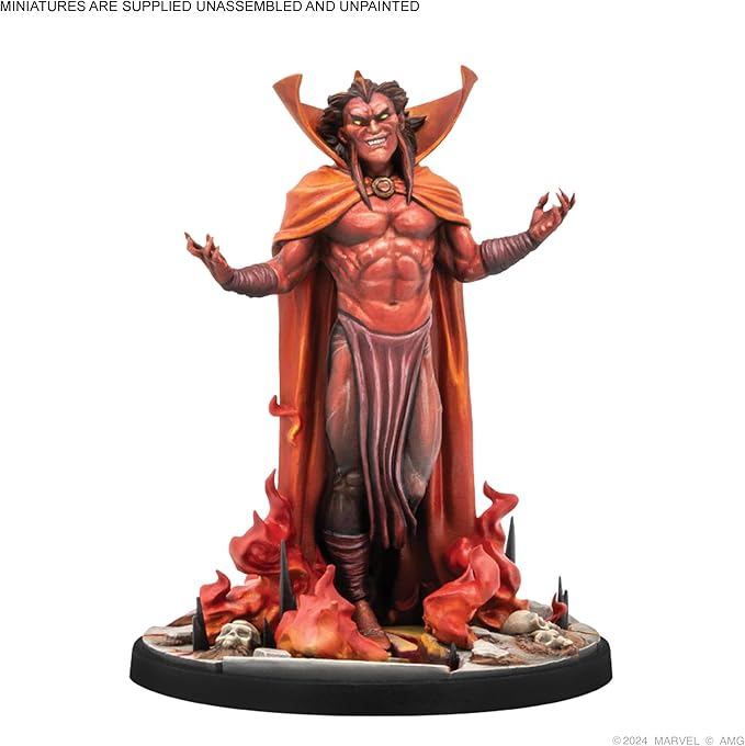 Marvel: Crisis Protocol Mephisto Character Pack - Manipulator of The Battlefield! Tabletop Superhero Game, Ages 14+, 2 Players, 90 Minute Playtime, Made by Atomic Mass Games