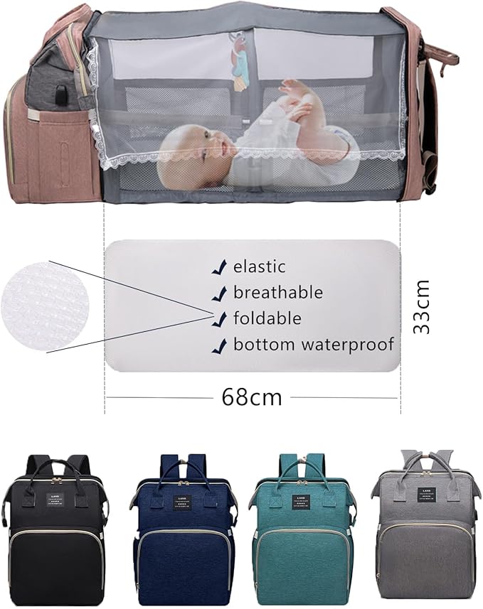 Black boy Diaper Bag Backpack: Baby toddler Bags with Changing Station for Women Men Girls Mom Dad Large Travel Backpack Pañaleras Modernas Para Bebe Niña Niño Newborn Essentials Baby New Born Gift | boy, Changing Station, Pañaleras Modernas, Para Bebe...