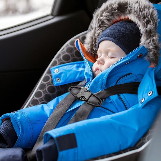 Universal Child Chest Clip Has a Non-Slip Design and Is Suitable for Use On Seats, Strollers, High Chairs, School Bags and Work Belts, Providing All-Around Protection for Your Child（Rectang）