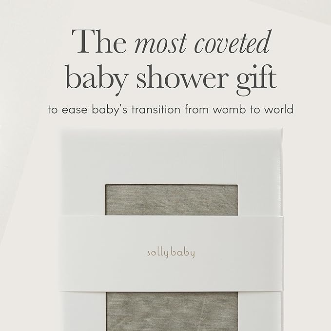 Solly Baby Wrap, Buttery-Soft Baby Carrier Newborn to Toddler 8-25 Lbs., Lightweight & Hands-Free Infant Sling Wrap, Breathable Carrier, Baby Wearing & Postpartum Essential, New Mom Gift, Ballet