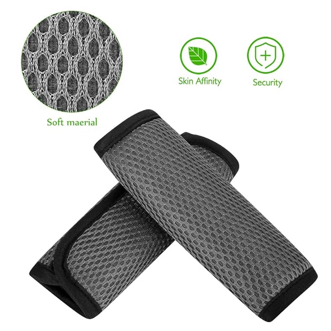 Accmor Car Seat Straps Shoulder Pads for Baby Kids, Soft Car Seat Strap Covers, Seat Belt Covers for Car Seats, Pushchair, Stroller