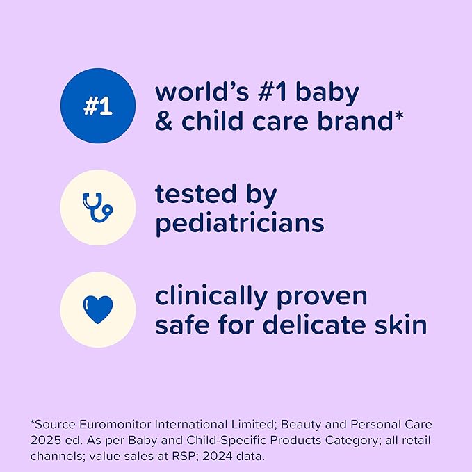 Johnson's Baby Bedtime Lotion, Soothing NaturalCalm Aromas, Gentle Nighttime Baby Lotion, Helps Relax & Soothe, Hydrating, No added Parabens & Dyes, 27.1 fl. oz